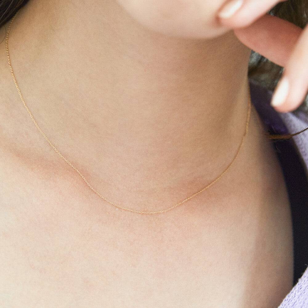 10Kゴールド チェーンネックレス.