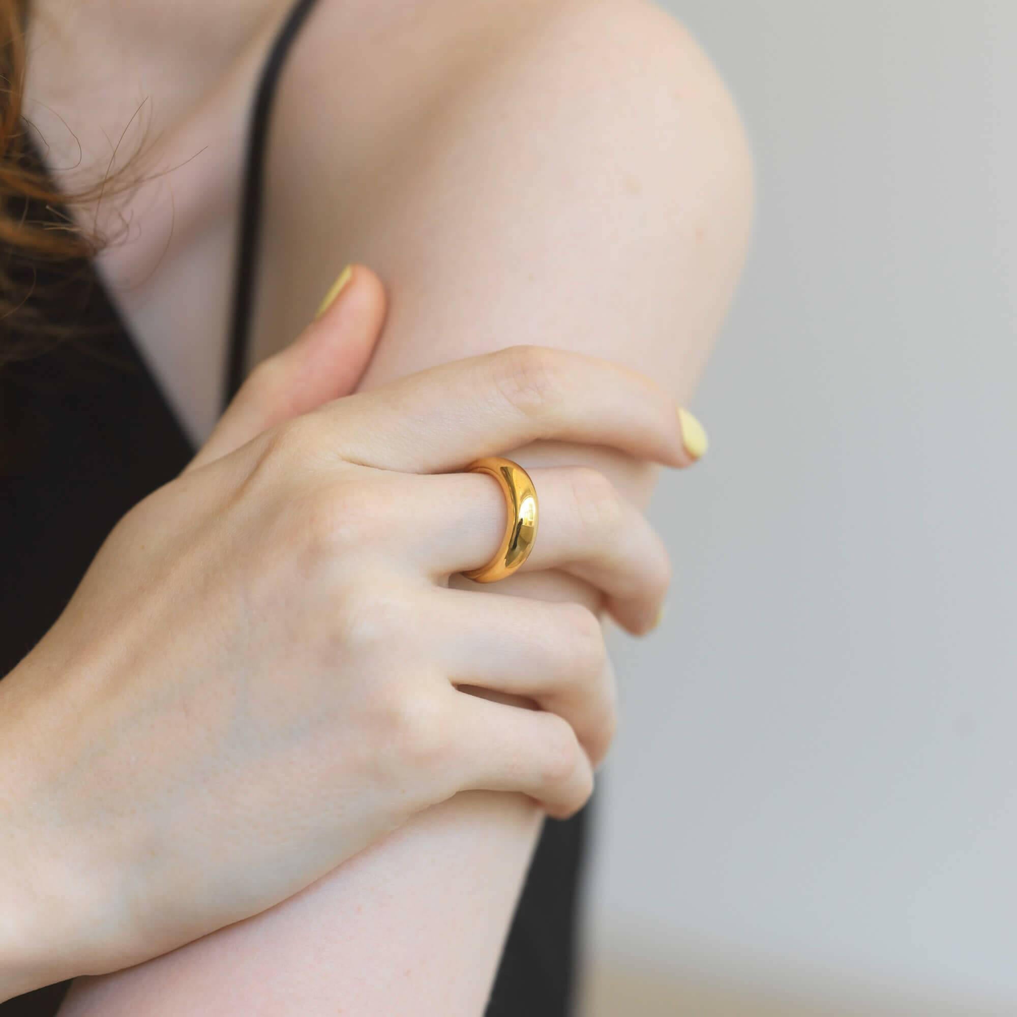 エクリプスリング M 指輪 おしゃれ 人差し指 人気 シンプル つけっぱなし 錆びない シルバー925 18金 K18コーティング メンズ レディース ペア リング シルバーアクセサリーブランド 重ね付け