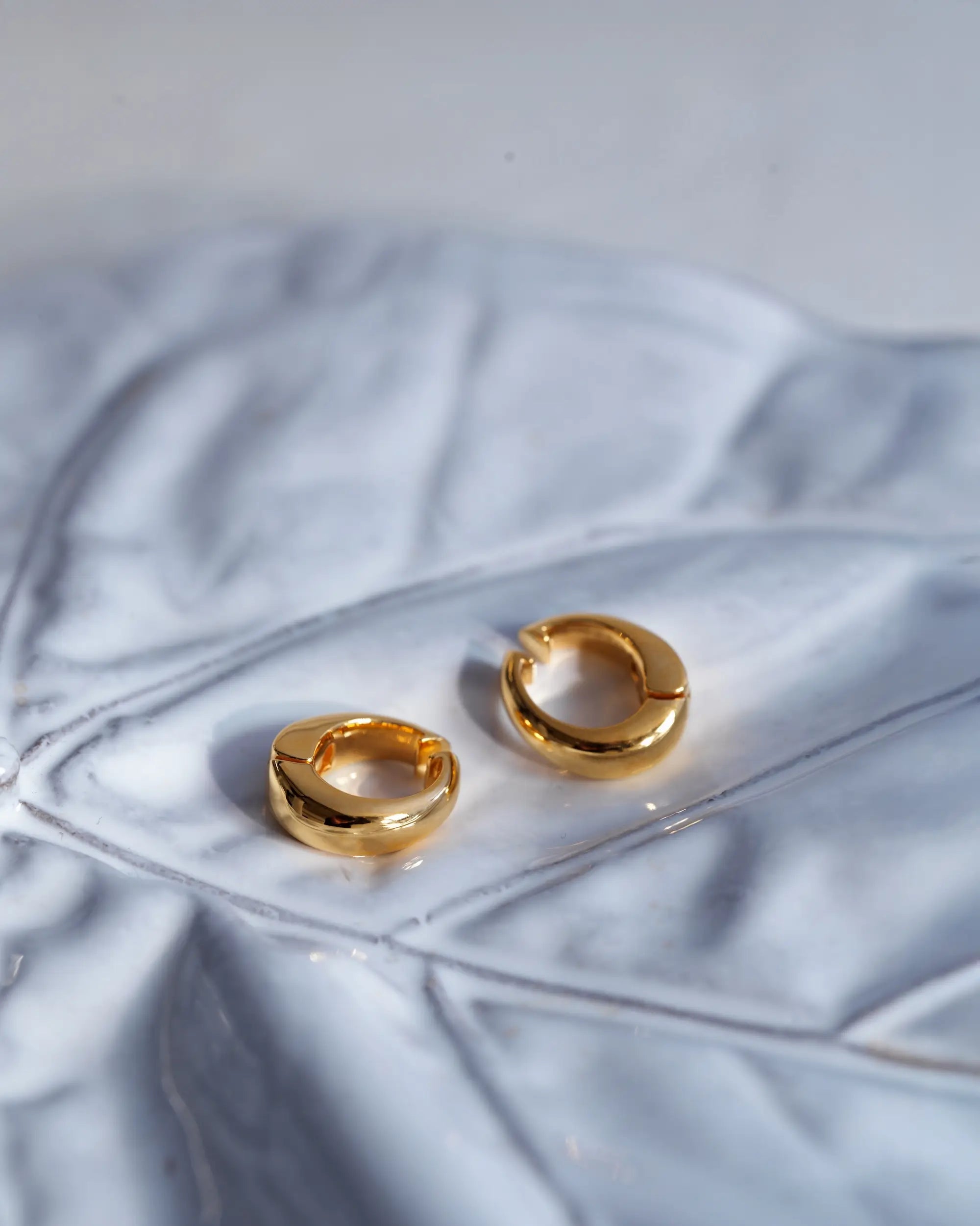 Hinged hoop earrings M