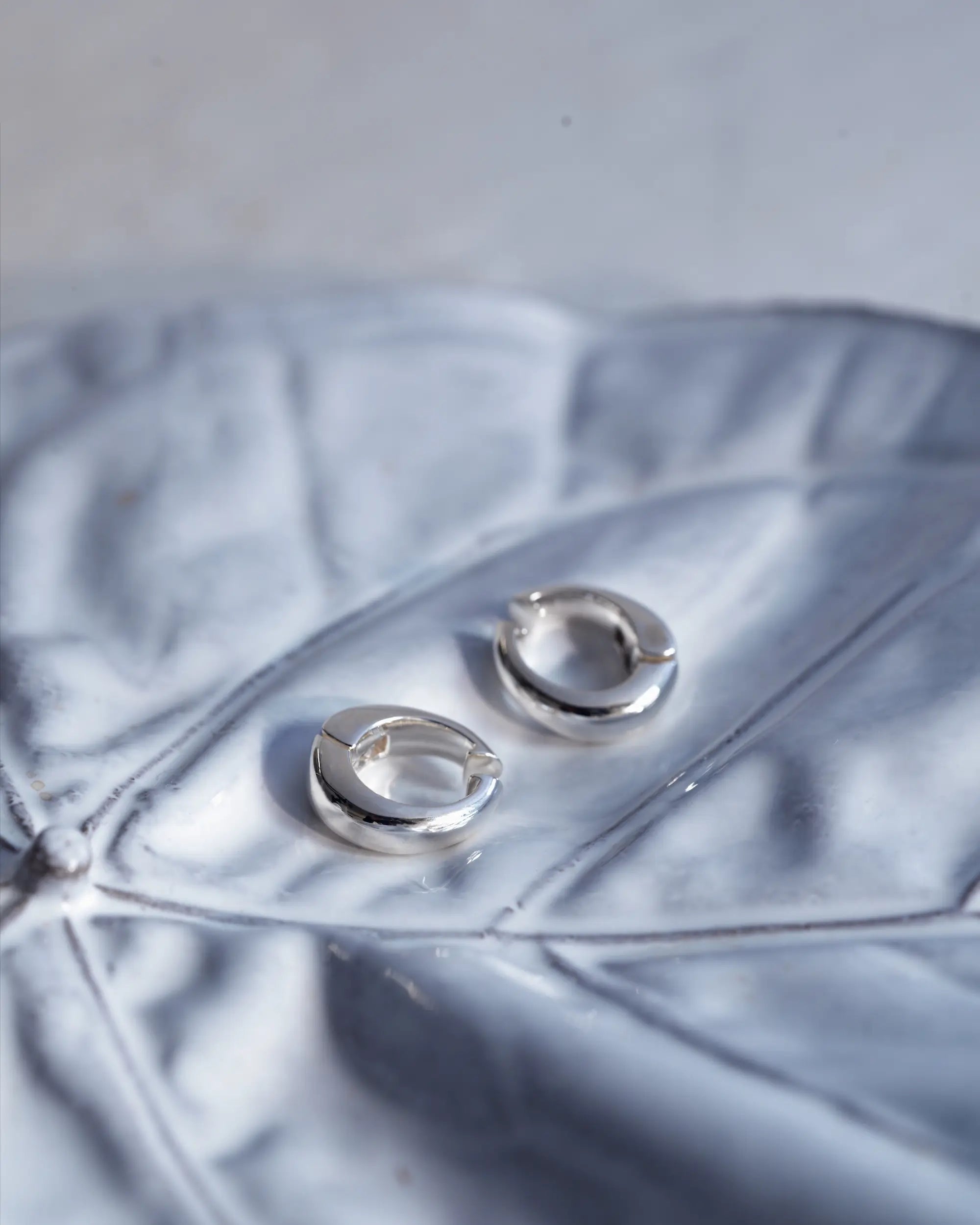 Hinged hoop earrings M