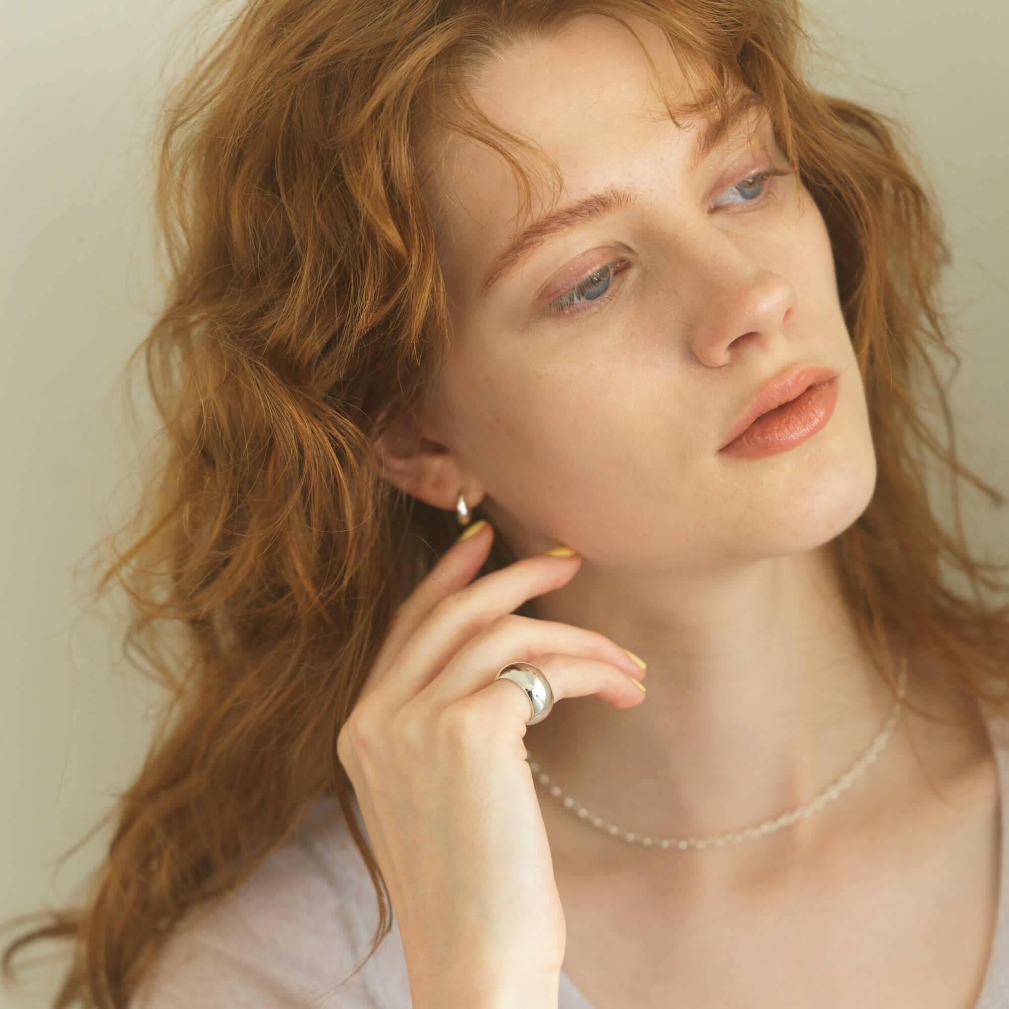 アルノーリング 指輪 おしゃれ 人差し指 人気 シンプル つけっぱなし 錆びない シルバー925 18金 K18コーティング メンズ レディース ペア リング シルバーアクセサリーブランド ピンキー リング