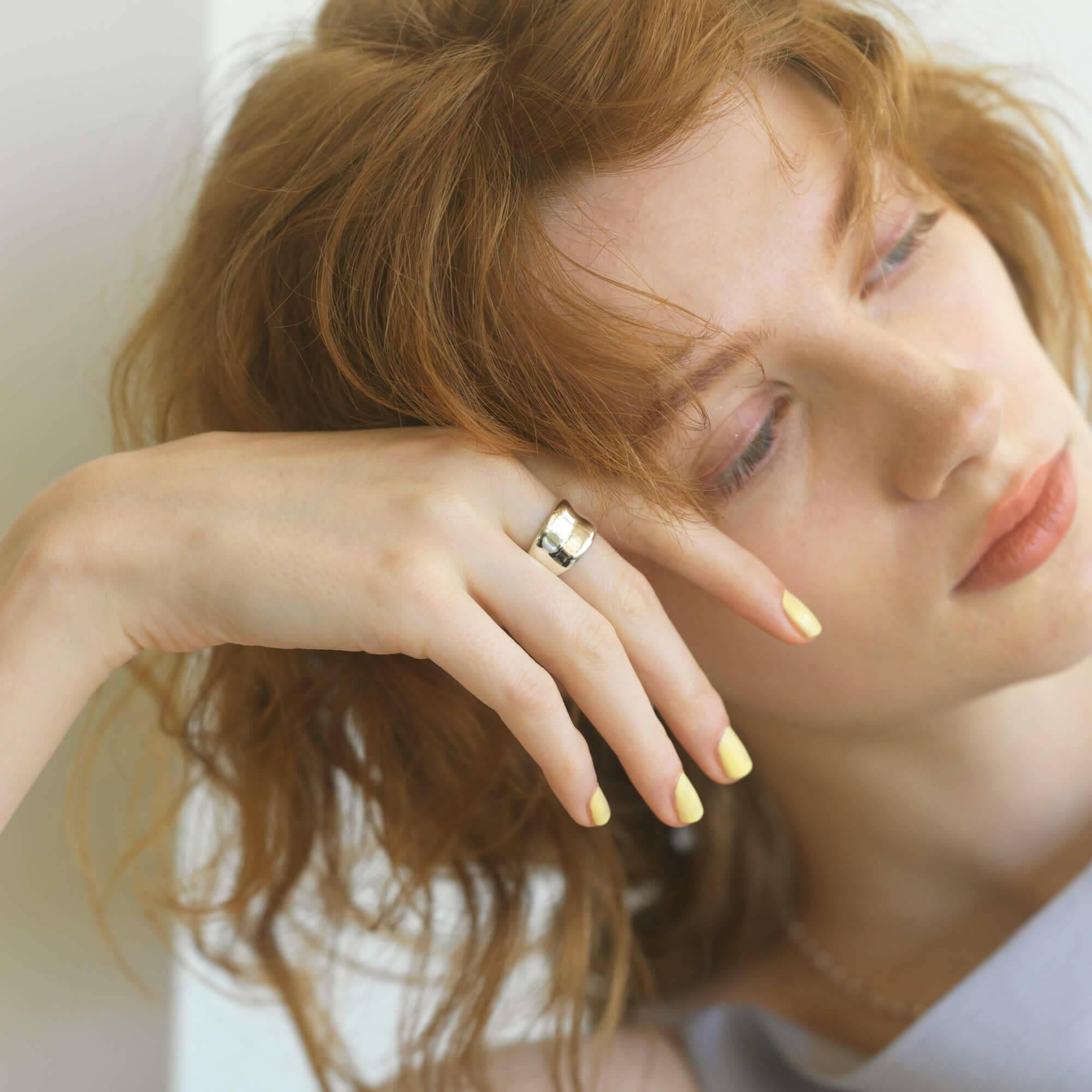 ボタニカルリング 指輪 おしゃれ 人差し指 人気 シンプル つけっぱなし 錆びない シルバー925 18金 K18コーティング 太め 指輪 メンズ レディース ペア リング シルバーアクセサリーブランド