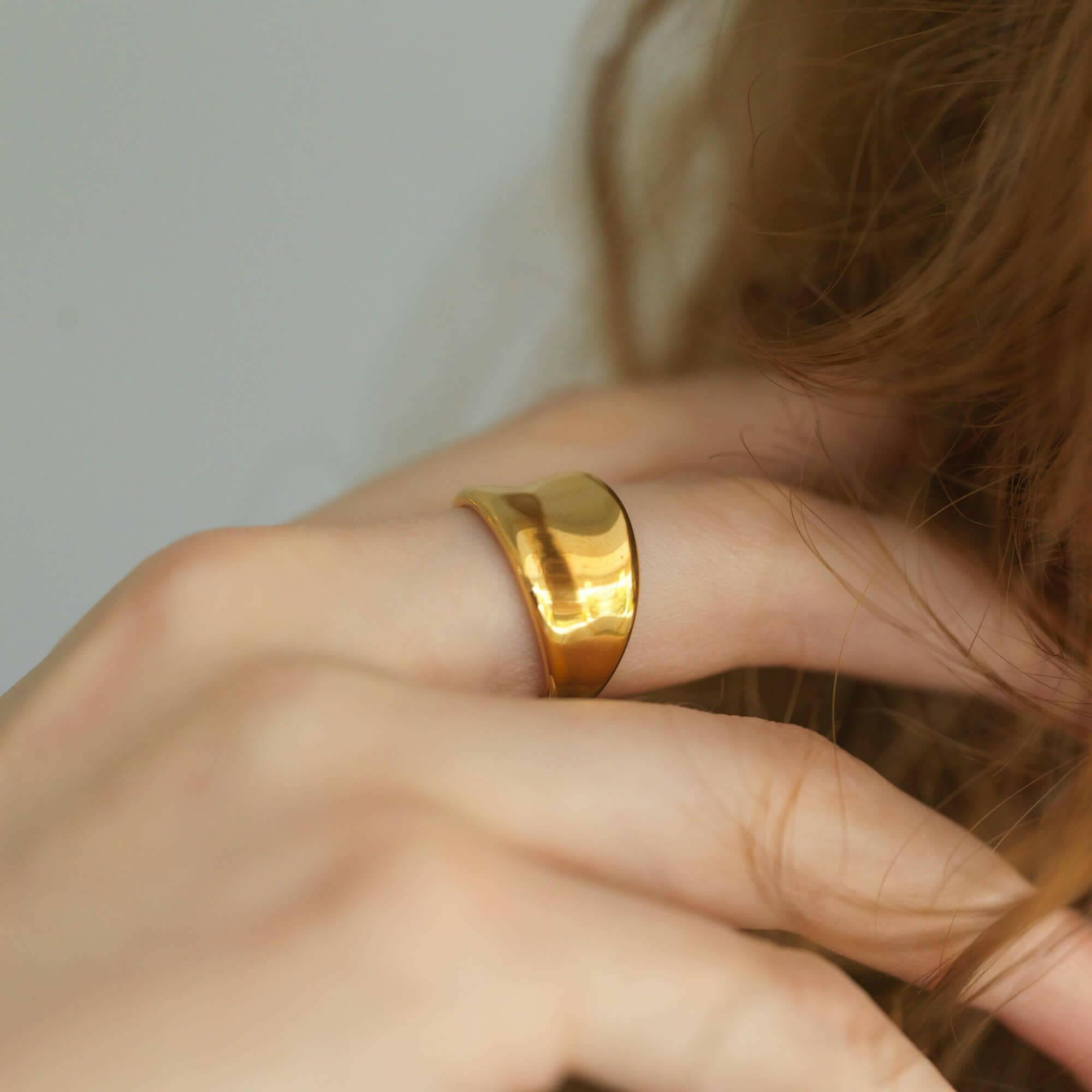 ボタニカルリング 指輪 おしゃれ 人差し指 人気 シンプル つけっぱなし 錆びない シルバー925 18金 K18コーティング 太め 指輪 メンズ レディース ペア リング シルバーアクセサリーブランド