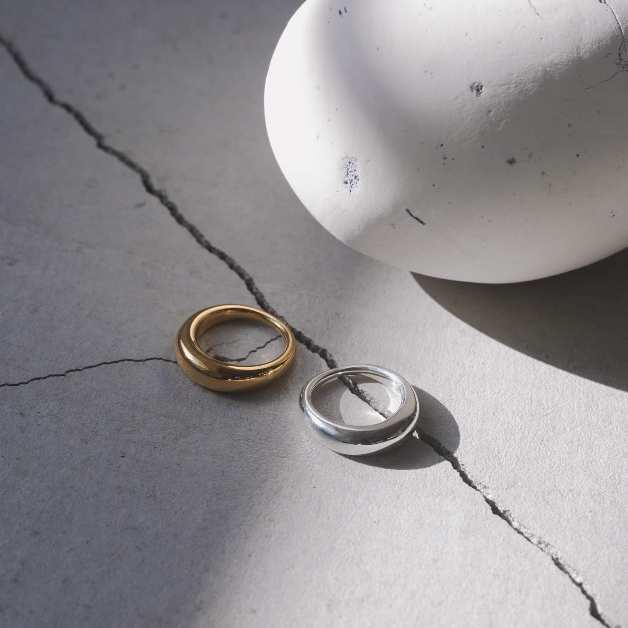 エクリプスリング M 指輪 おしゃれ 人差し指 人気 シンプル つけっぱなし 錆びない シルバー925 18金 K18コーティング メンズ レディース ペア リング シルバーアクセサリーブランド 重ね付け