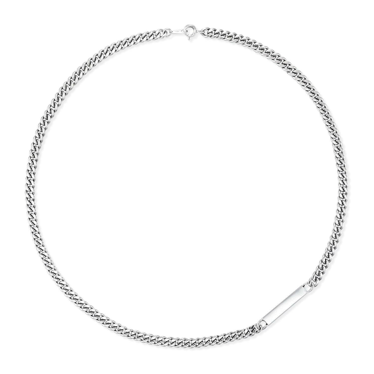 プレートボンズネックレス 全体 | 45cmの長さで男女問わずフィットするユニセックス仕様