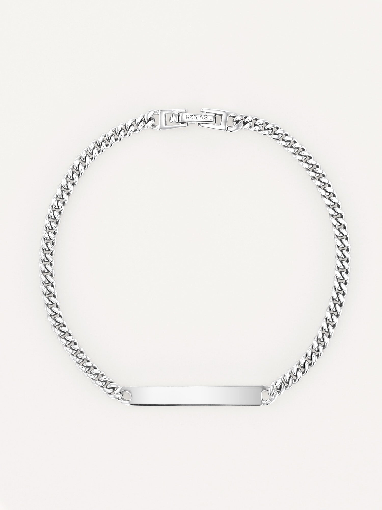 プレートチェーンブレスレット | 程よいボリューム感で手首を華奢に見せるシルバーアクセ