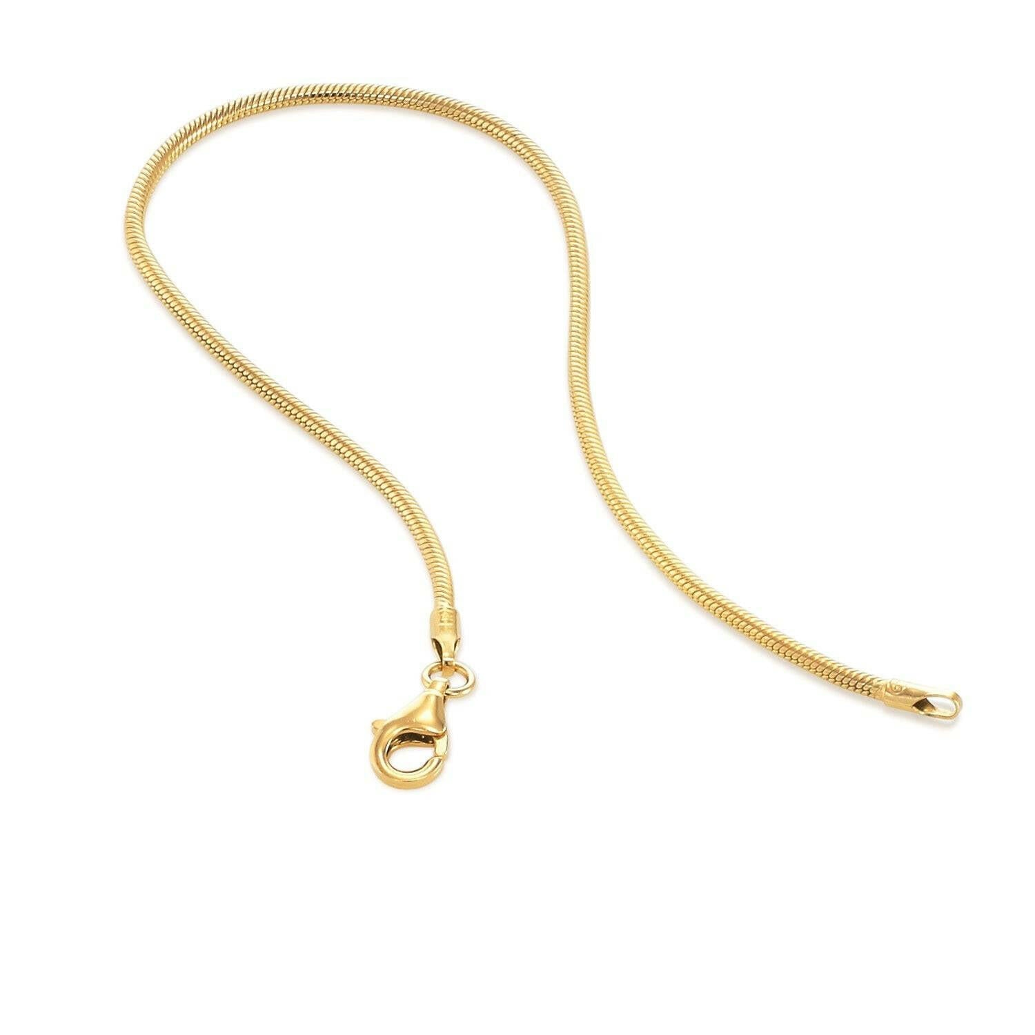 ラウンドスネークブレスレット ゴールド 留め具 | 引き輪タイプで着脱しやすいシンプルな留め具パーツ