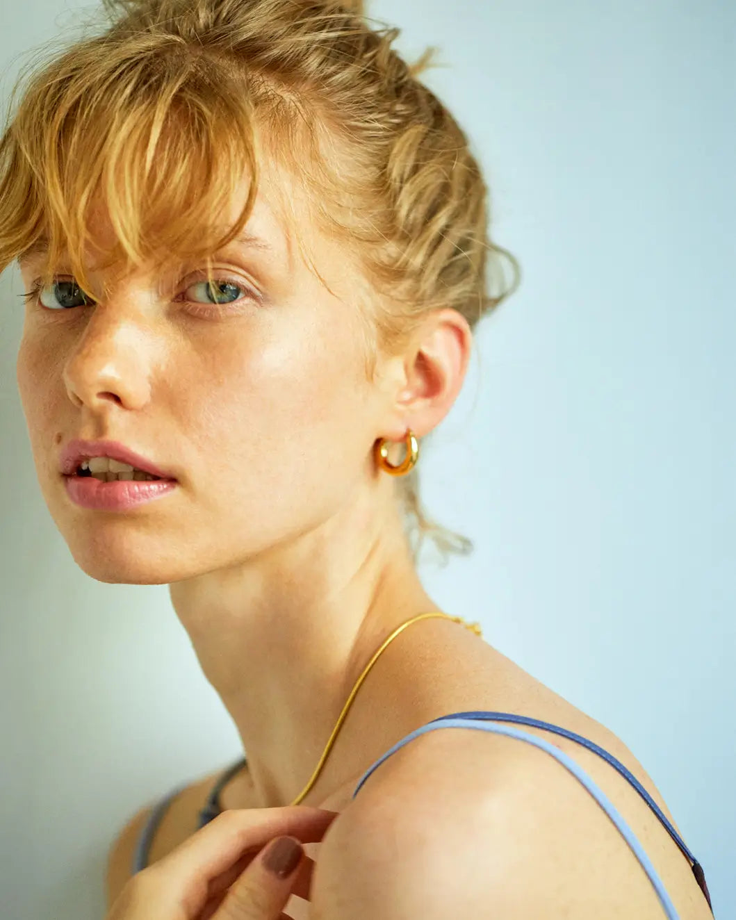 Round snake necklace