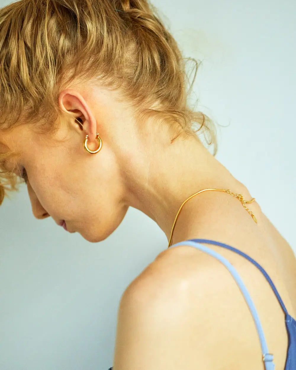 Round snake necklace