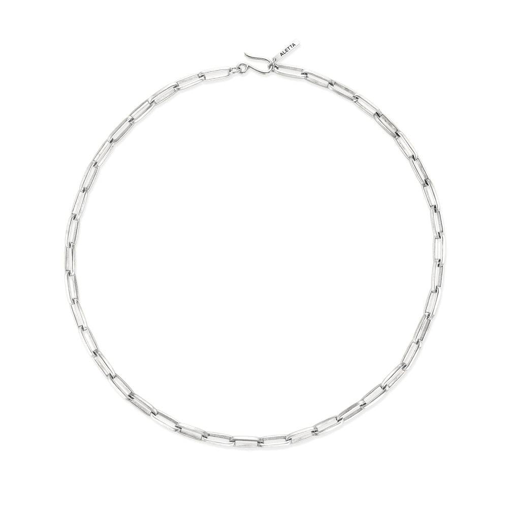 ヴァンテージチェーンネックレス 全体 | 全長50cmの調整可能なジェンダーレスチェーン