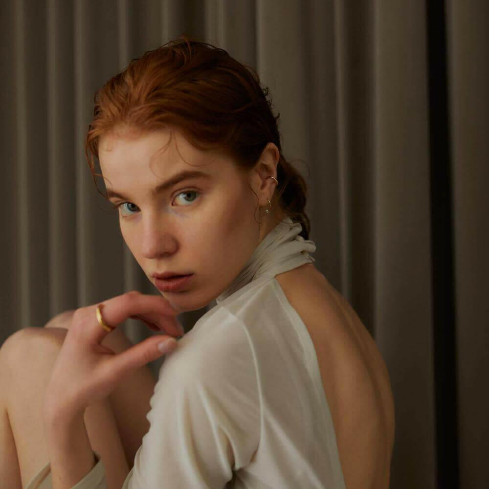 10Kゴールド アコヤパールピアス.