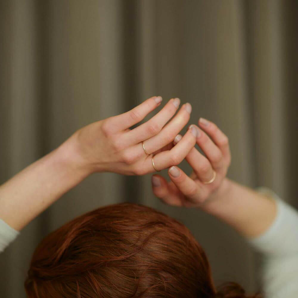 10Kゴールド イリスリング 重ね付け | 他のリングと組み合わせやすいベーシックなデザイン