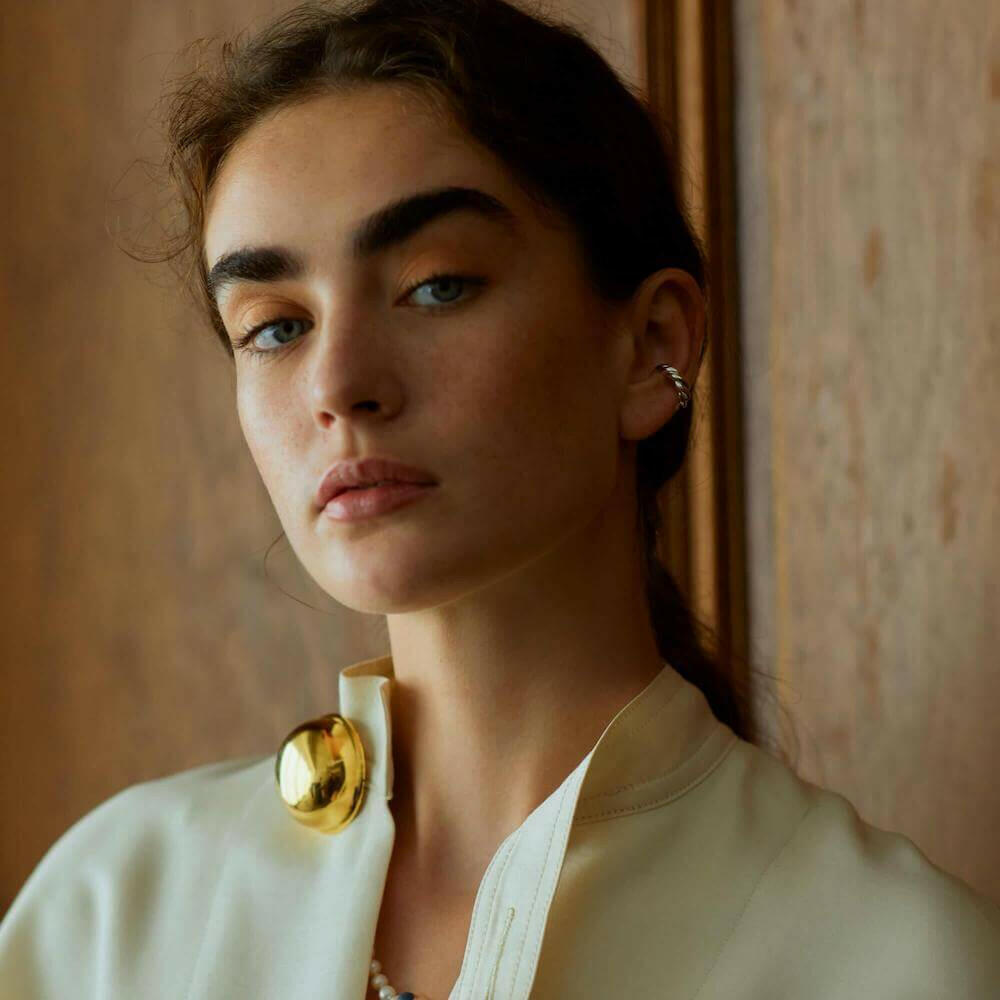 ウェーブイヤーカフ メンズ レディース 男性 女性 シルバー925 人気 片耳 大ぶり シルバージュエリーブランド