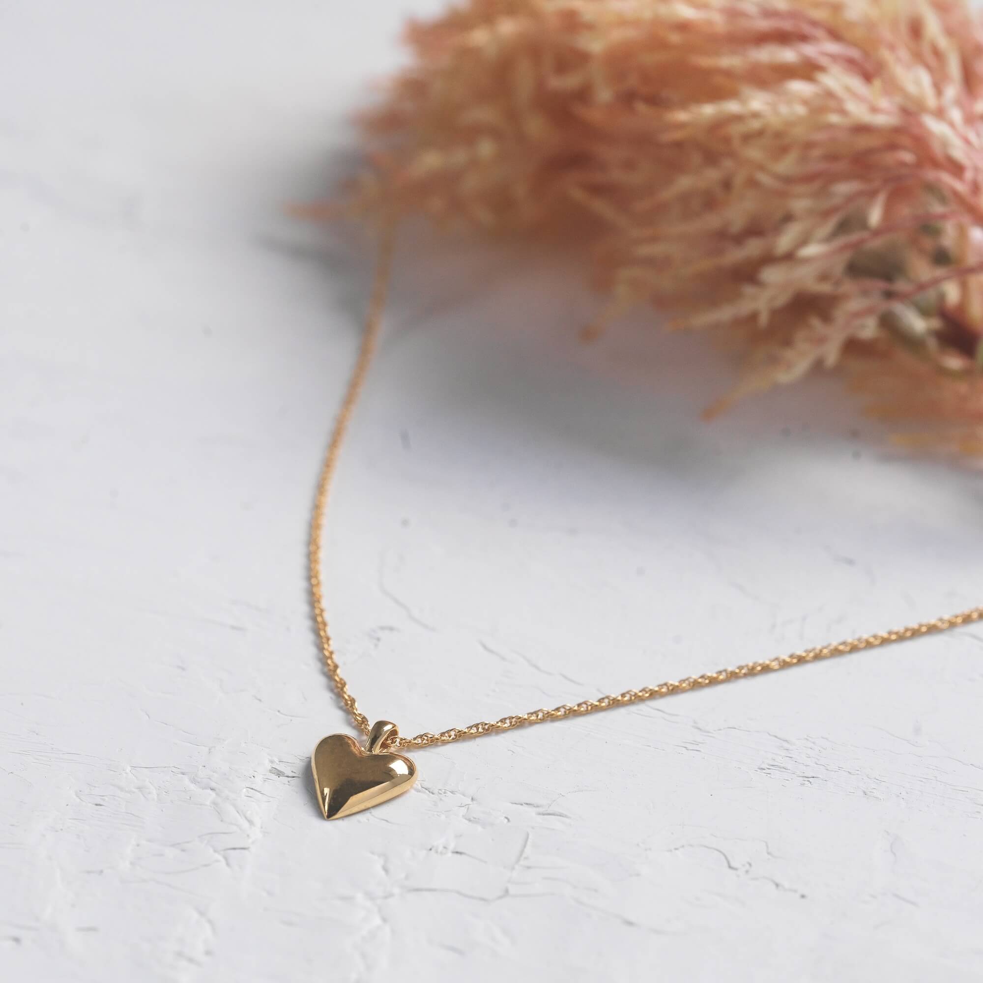 Open heart necklace