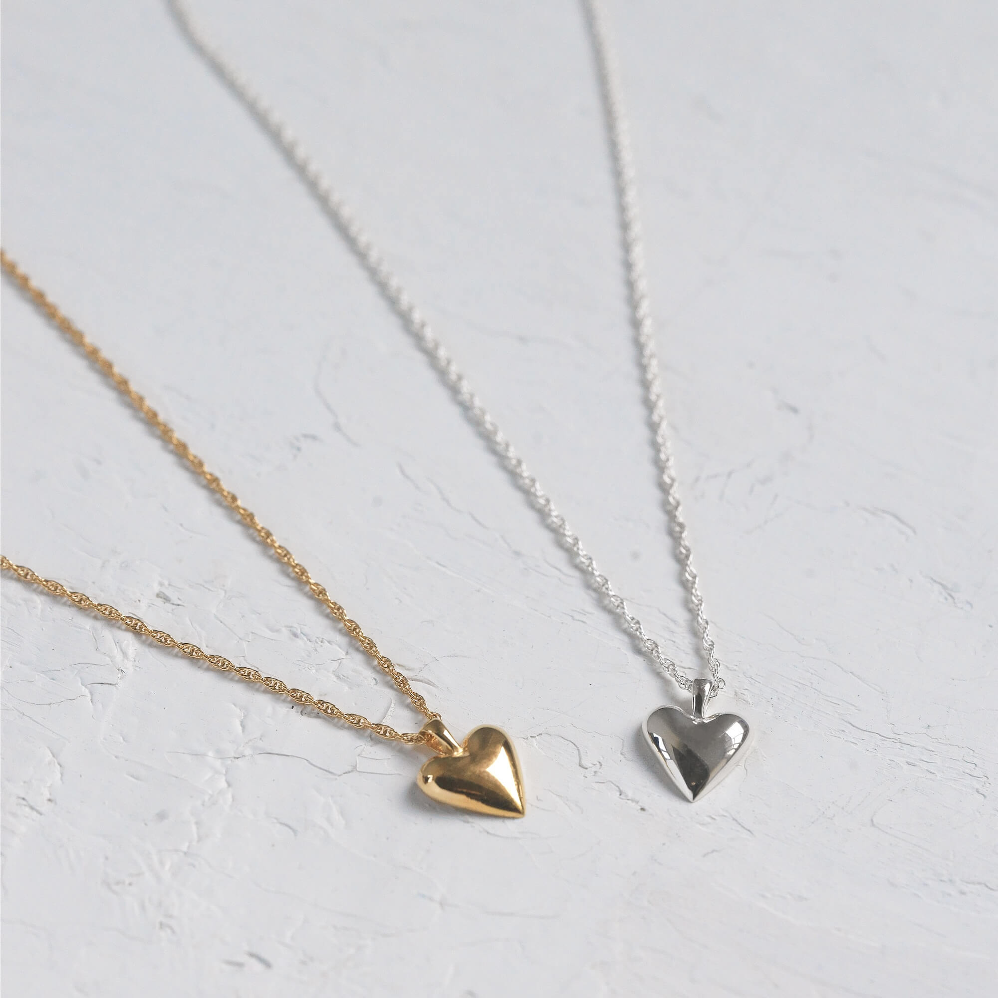 Open heart necklace