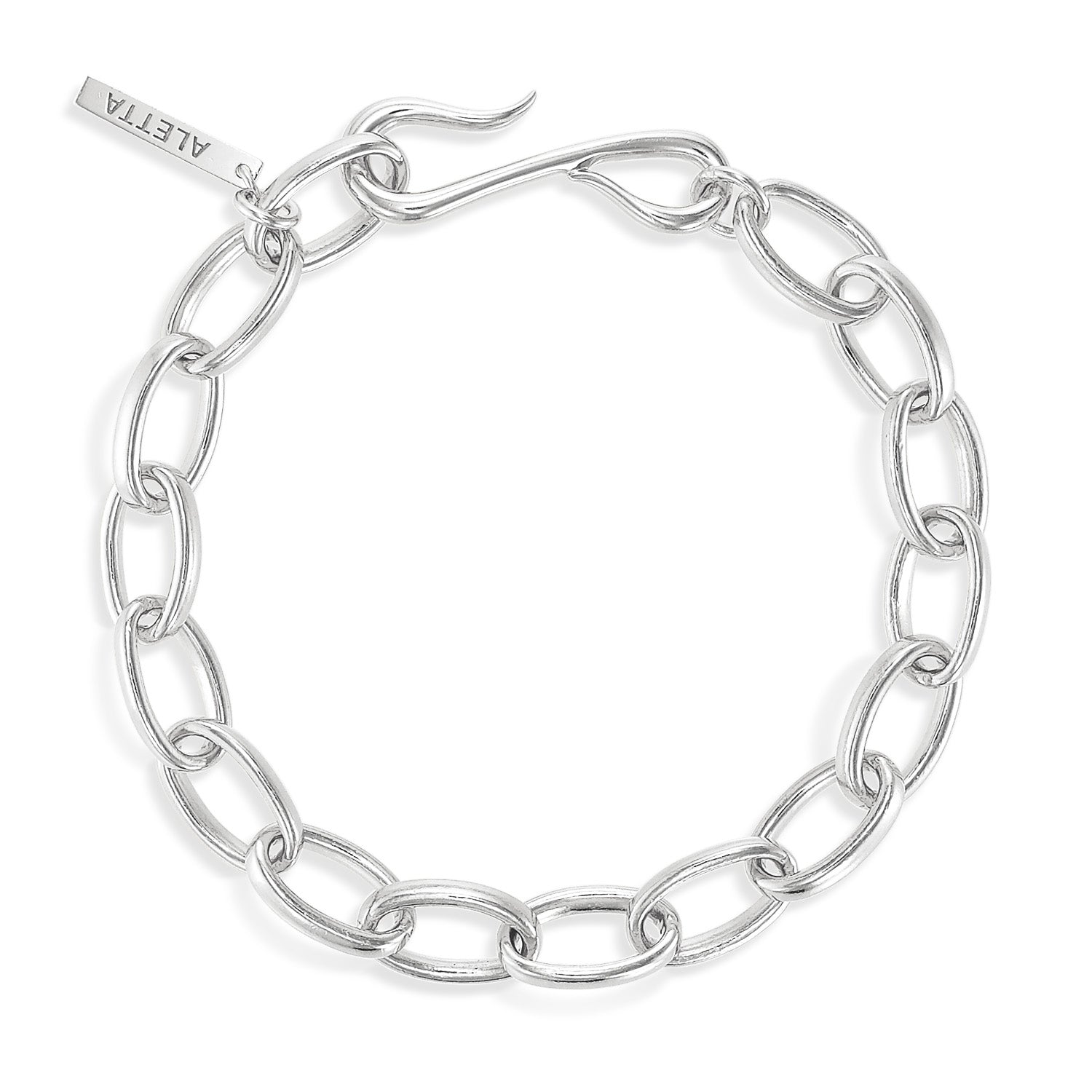 Oval chain bracelet
