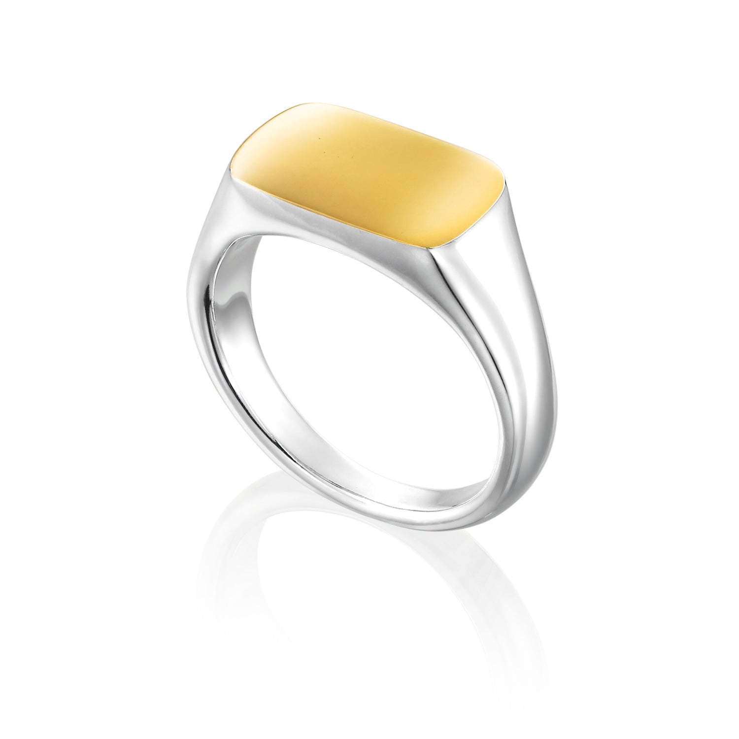 Oval ring bicolor