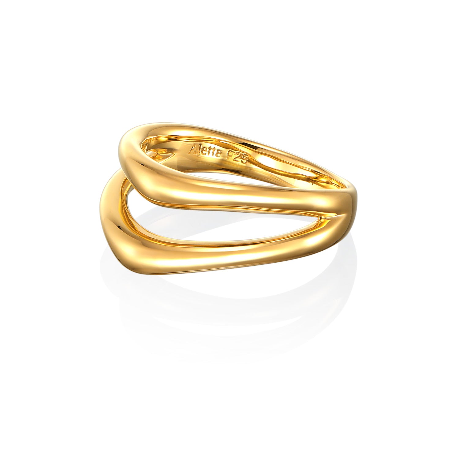 Double curve ring