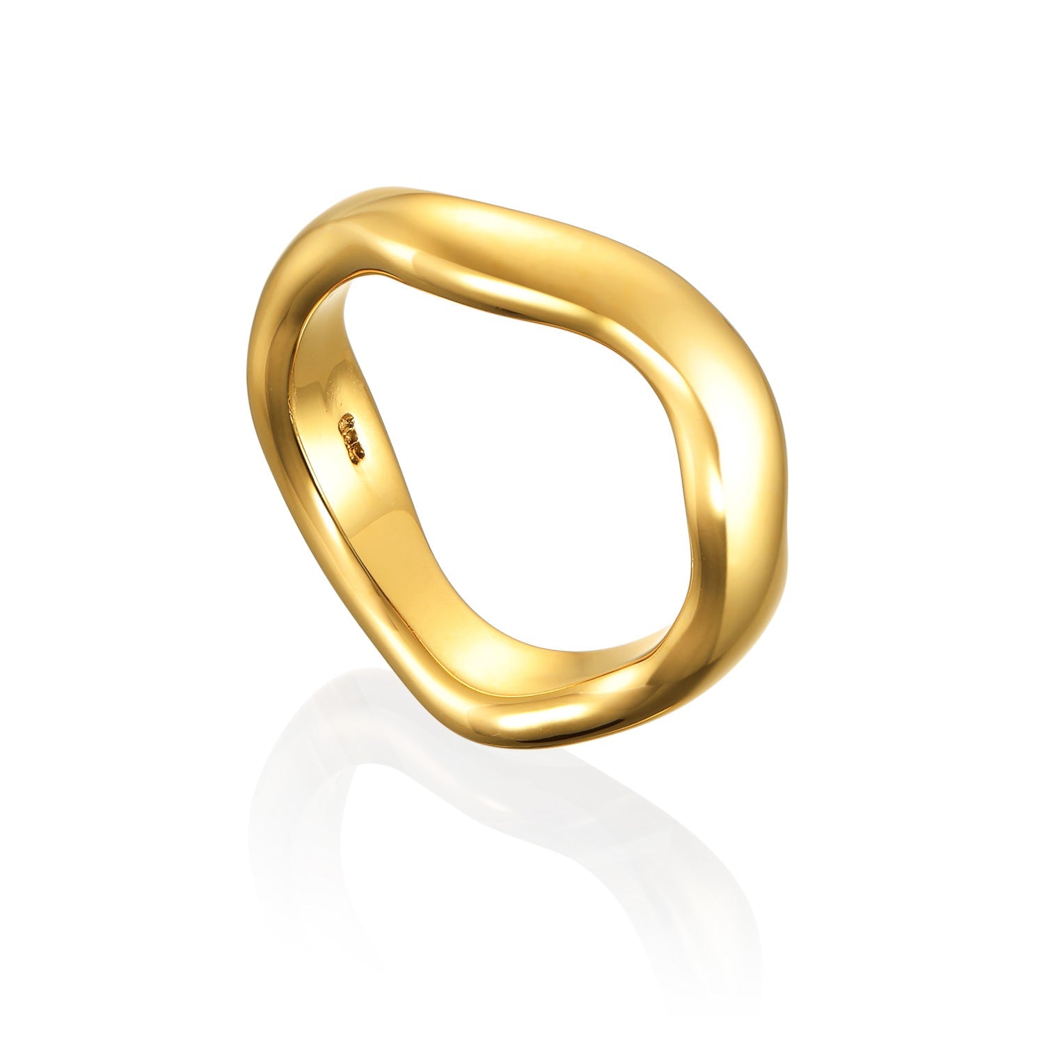 ボールドウェーブリング  シルバー ゴールド アクセサリー ブランド ペア プレゼント メンズ レディース 指輪 