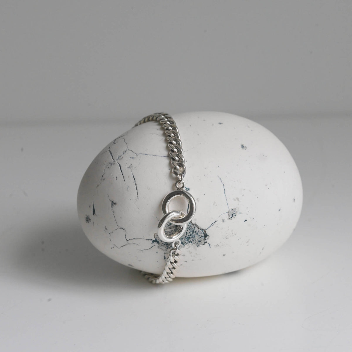 ダブルリングチェーンブレスレット | シルバーアクセサリーブランド  