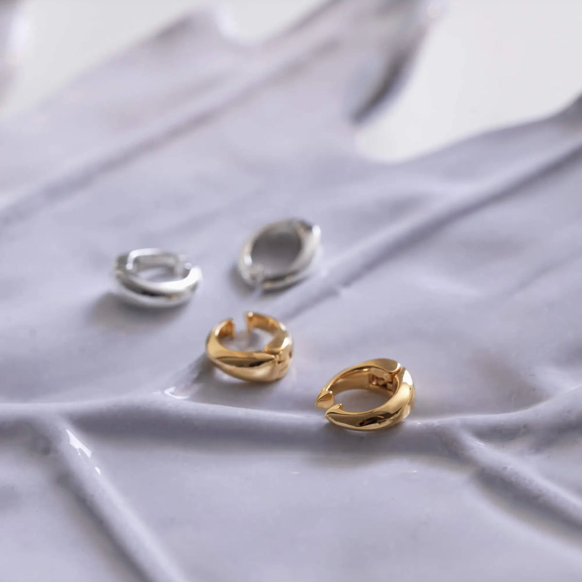 ヒンジドフープイヤリング S | イヤーカフにもなる2wayシルバー925