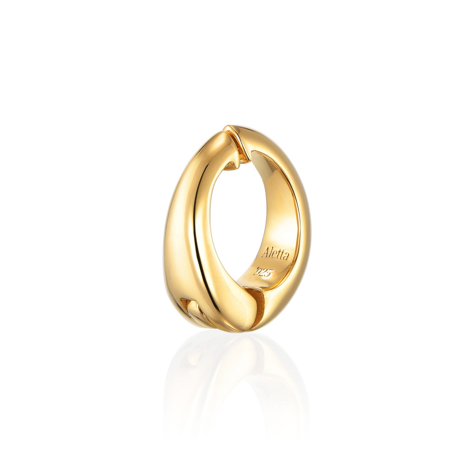 ヒンジドフープイヤリング S | シルバーアクセサリーブランド