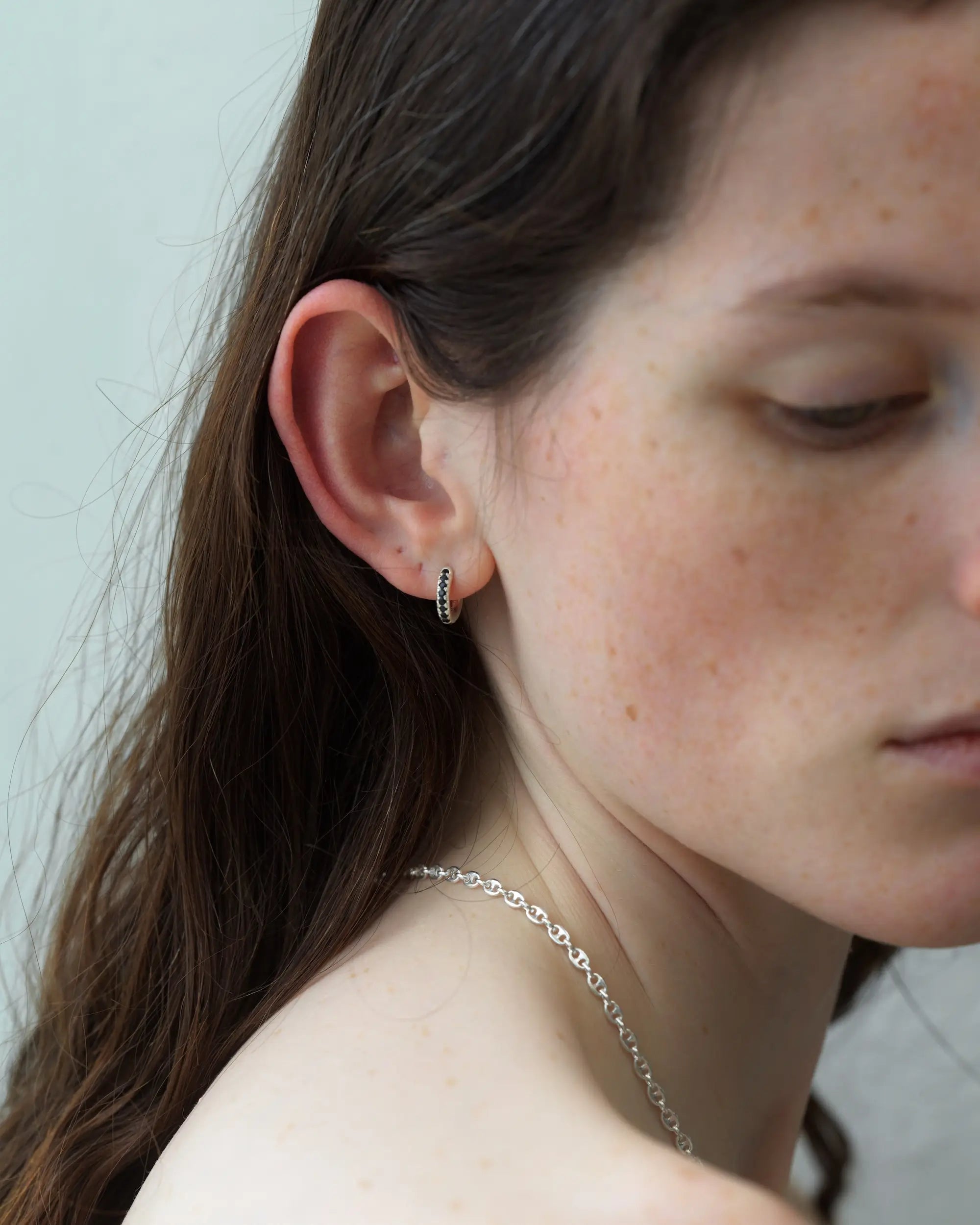 マリーナリンクチェーンネックレス シルバー925｜Aletta Jewelry