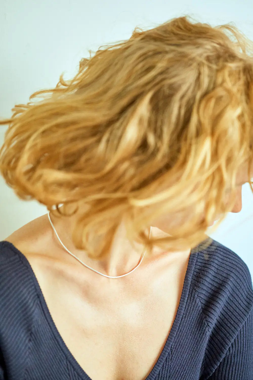 Round snake necklace